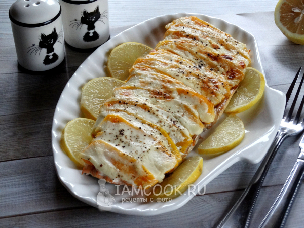 Горбуша с тыквой в духовке, рецепт с фото