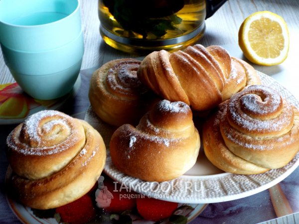 Булочки «Майорка», рецепт с фото