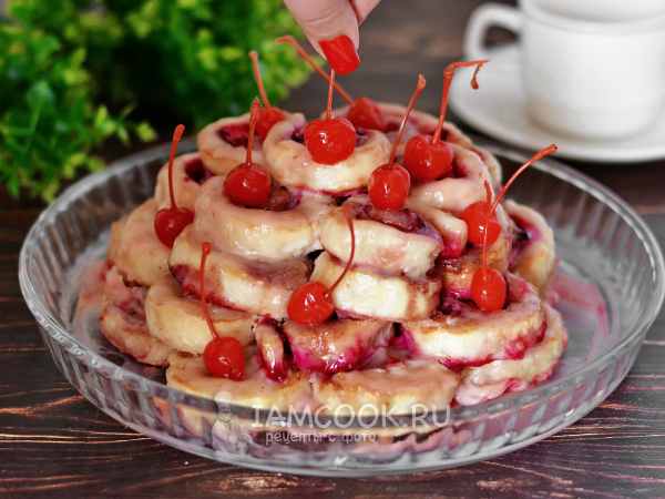 Торт «Вишневая горка», рецепт с фото