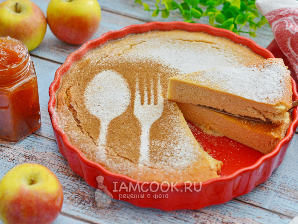 Творожная запеканка с повидлом, рецепт с фото