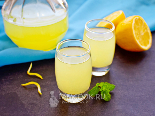 Лимончелло на спирту, рецепт с фото