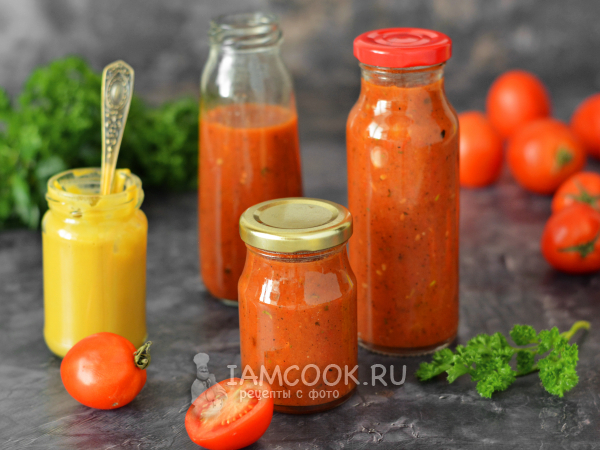 Кетчуп из помидоров с горчицей на зиму, рецепт с фото