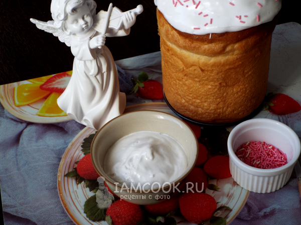 Помадка для кулича, рецепт с фото