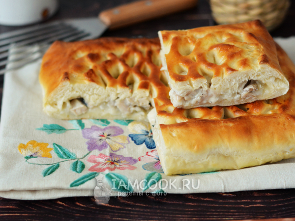 Пирог со щукой, рецепт с фото