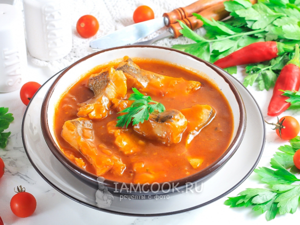 Минтай в кисло-сладком соусе, рецепт с фото