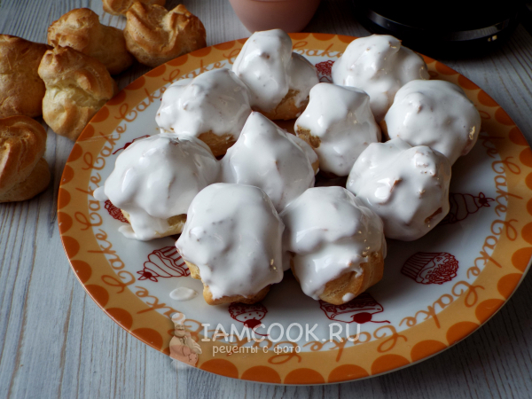 Заварные пышечки, рецепт с фото