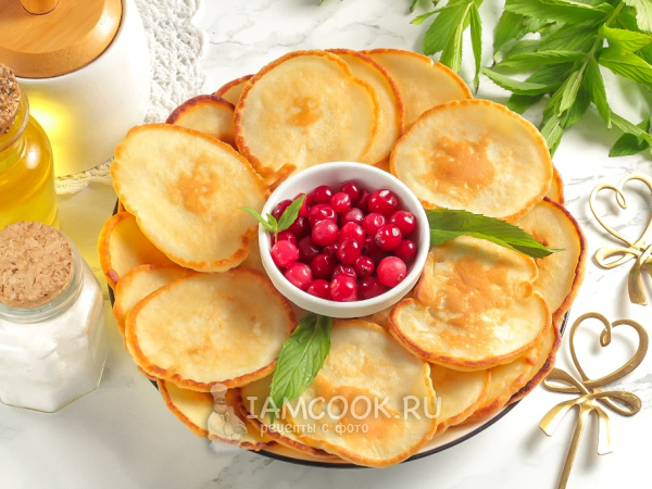 Оладьи на сгущенном молоке, рецепт с фото