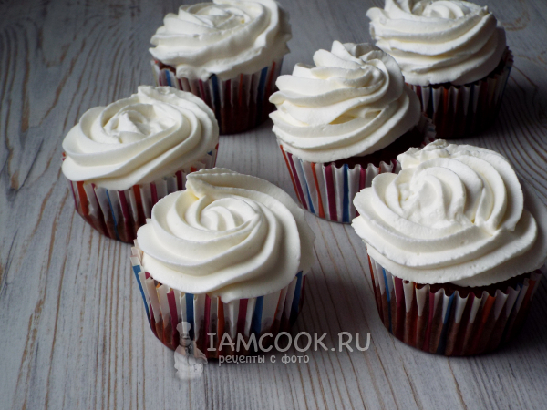 Капкейки на сметане, рецепт с фото