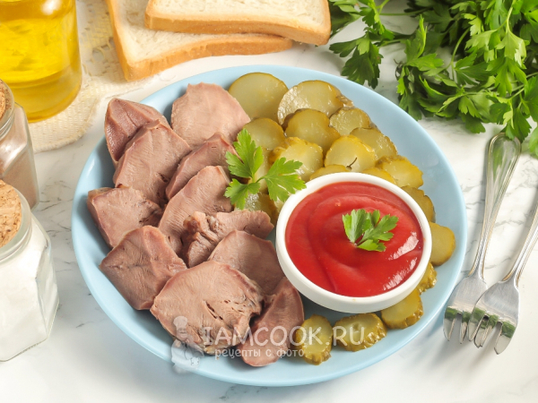 Свиной язык в духовке, рецепт с фото