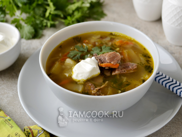 Суп с капустой и гречкой, рецепт с фото