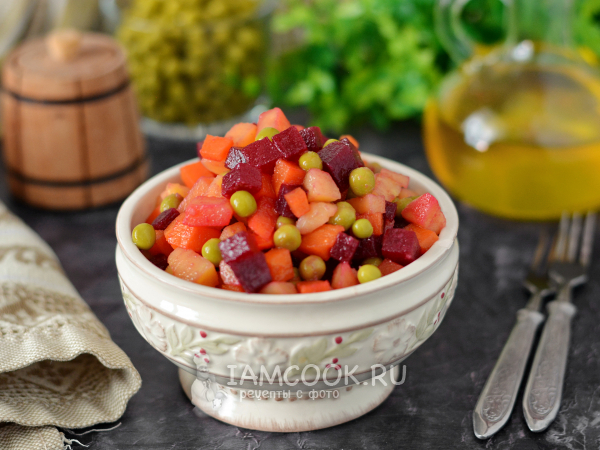 Детский винегрет (для ребёнка), рецепт с фото