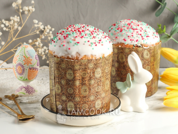 Пасхальный кулич с коньяком, рецепт с фото