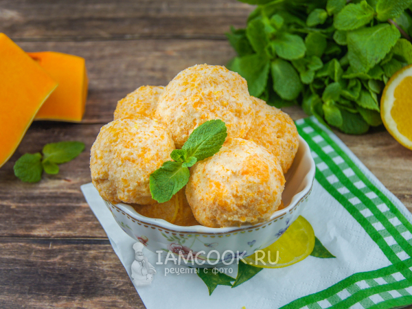 Тыквенное мороженое, рецепт с фото