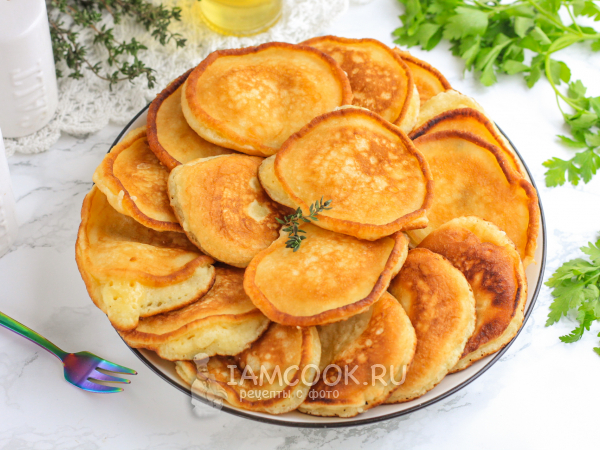 Оладьи из просроченного йогурта, рецепт с фото