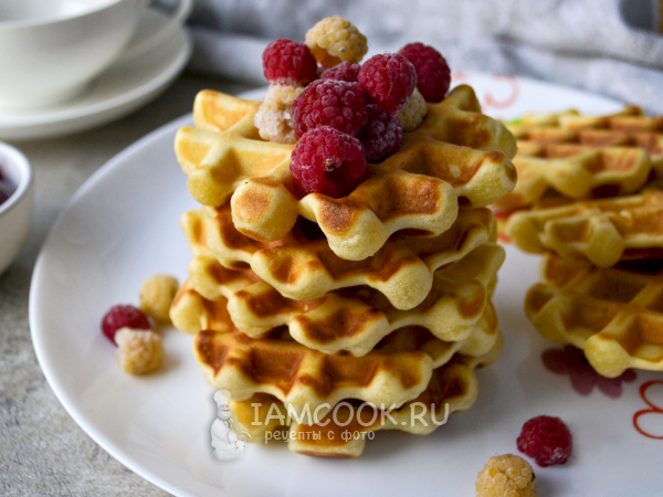 Шведские вафли, рецепт с фото