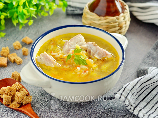 Суп из головы судака, рецепт с фото