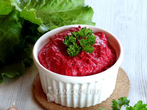 Свекольный соус, рецепт с фото