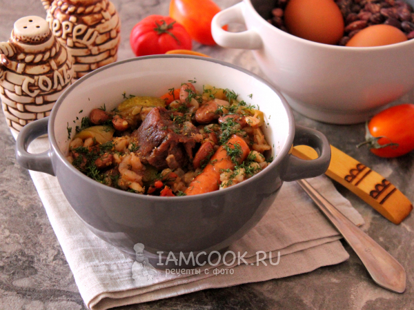 Човлент, рецепт с фото