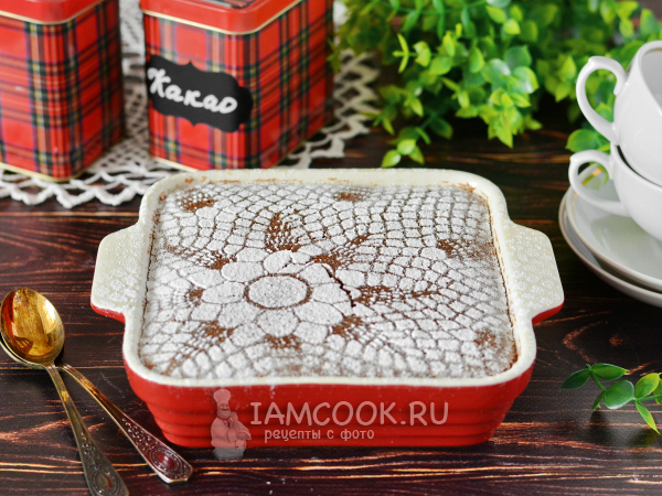 Творожная запеканка с какао, рецепт с фото
