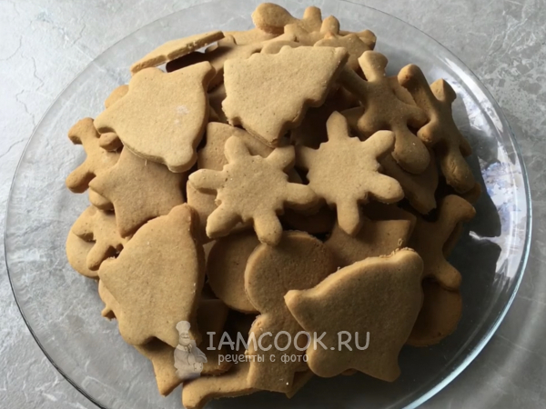 Имбирное печенье (безглютеновое), рецепт с фото