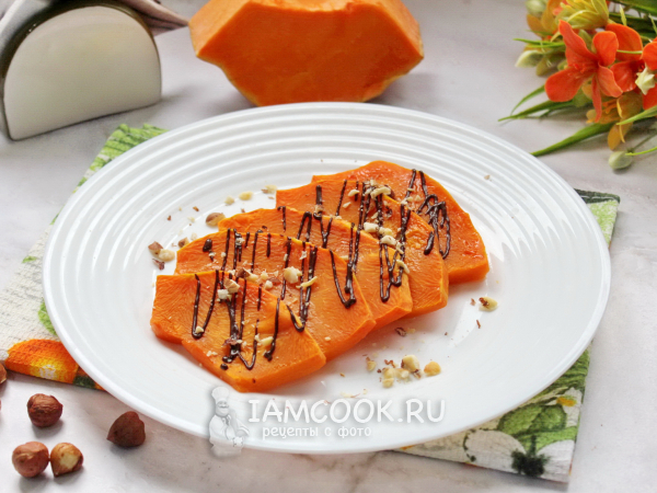 Десерт из тыквы и шоколада, рецепт с фото