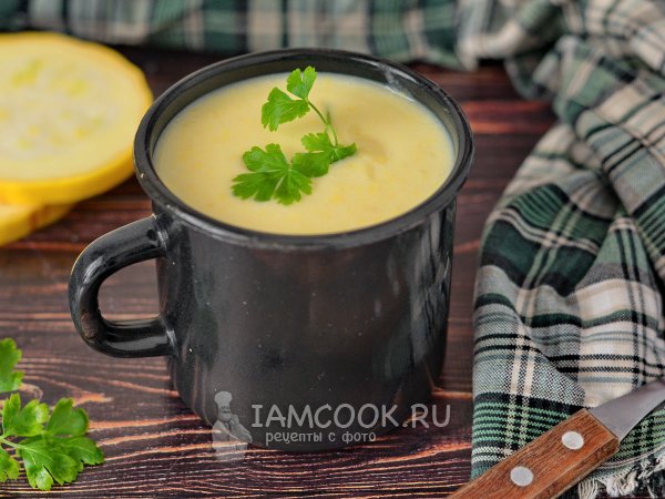 Суп пюре из кабачков и капусты (белокочанной), рецепт с фото