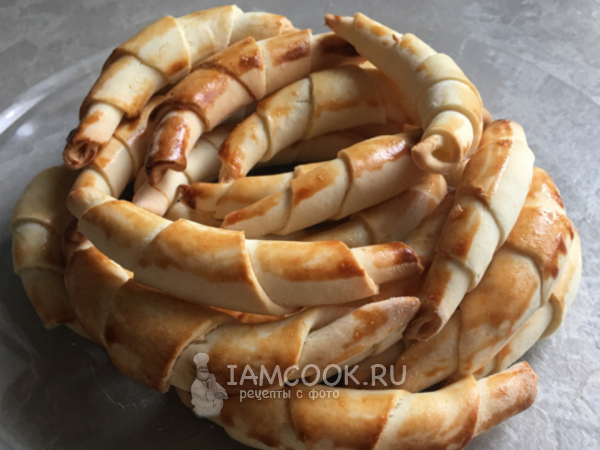 Лимонные рогалики из рисовой муки (безглютеновые), рецепт с фото