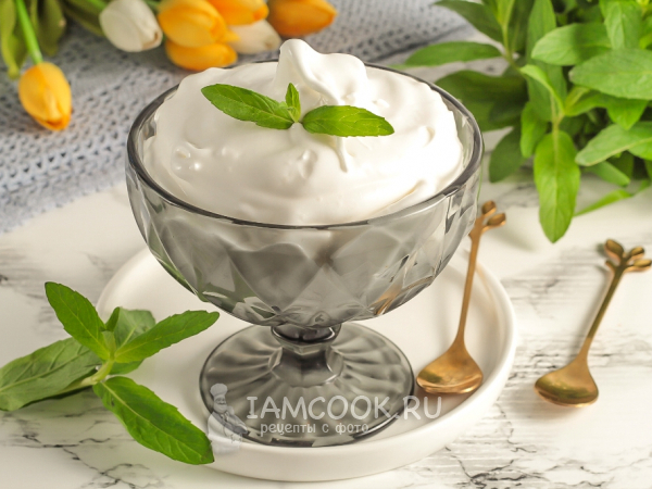 Заварное безе, рецепт с фото