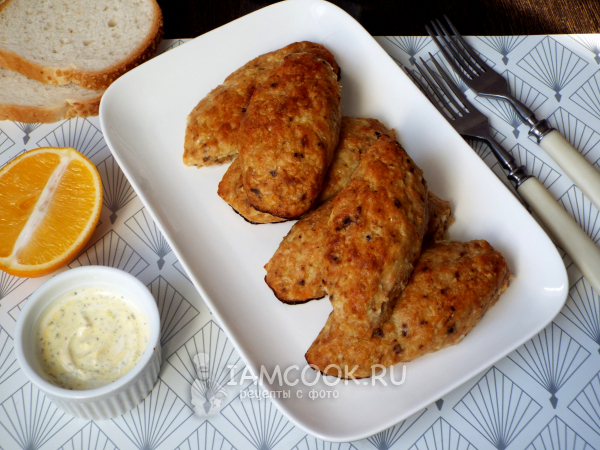 Котлеты из горбуши в духовке, рецепт с фото