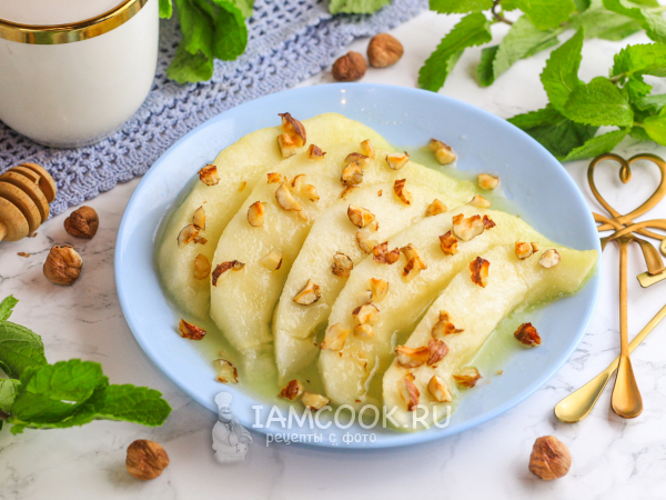 Запеченная дыня в духовке, рецепт с фото