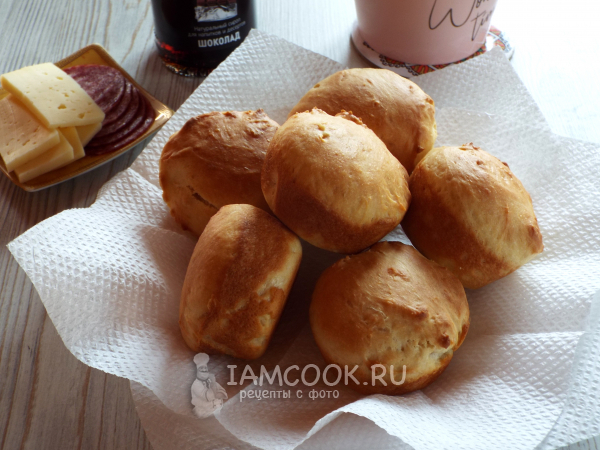 Маффины из дрожжевого теста, рецепт с фото