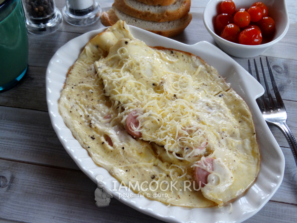 Омлет со сливками, рецепт с фото