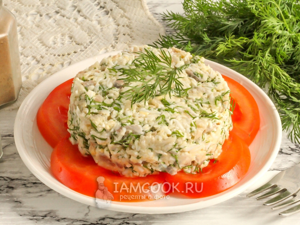 Салат «Северное сияние», рецепт с фото