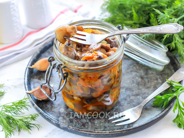 Икра из маслят с морковью, рецепт с фото