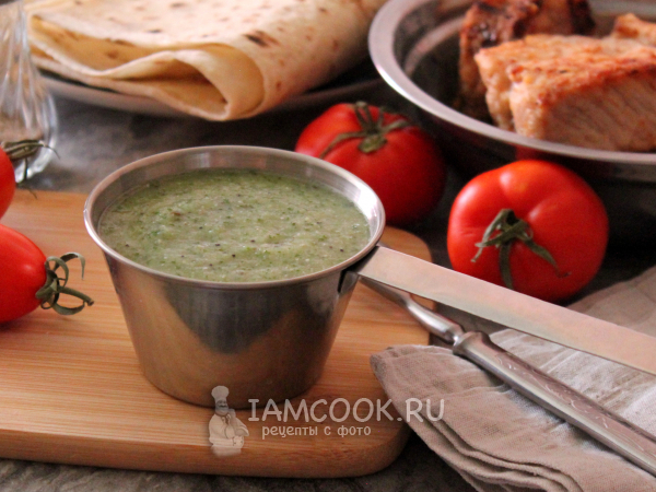 Огуречный соус для шаурмы (без молочных продуктов), рецепт с фото