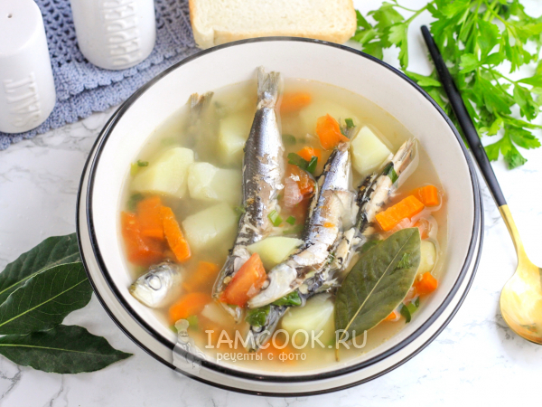 Уха из сардины (свежей), рецепт с фото