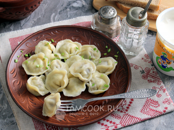 Пельмени с куриными желудками, рецепт с фото