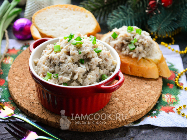 Форшмак без хлеба, рецепт с фото