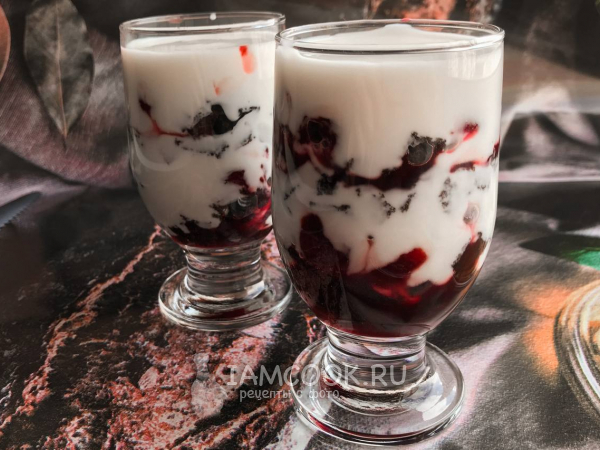 Трайфл «Вишня в шоколаде», рецепт с фото