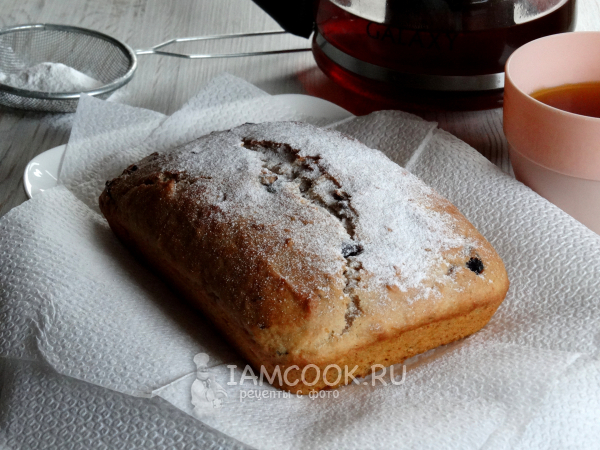 Кекс на кефире с вареньем, рецепт с фото