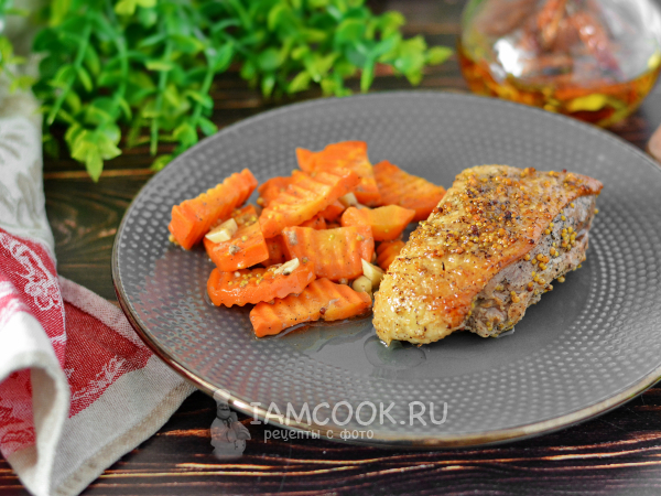 Утиная грудка в рукаве в духовке, рецепт с фото