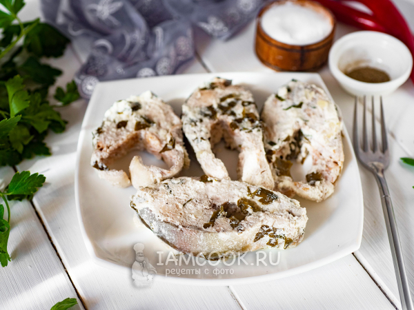 Горбуша в сметане в мультиварке, рецепт с фото