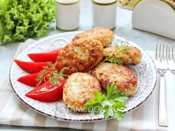 Котлеты с плавленым сыром, рецепт с фото