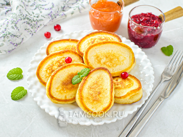 Оладьи на сливках, рецепт с фото