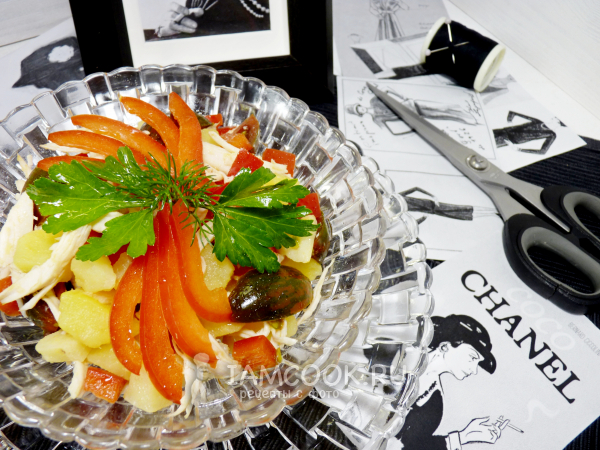 Салат «Коко Шанель», рецепт с фото