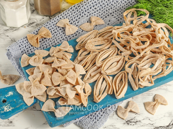 Макароны из цельнозерновой муки (лапша), рецепт с фото