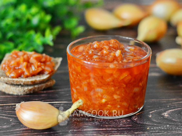 Луковая икра, рецепт с фото