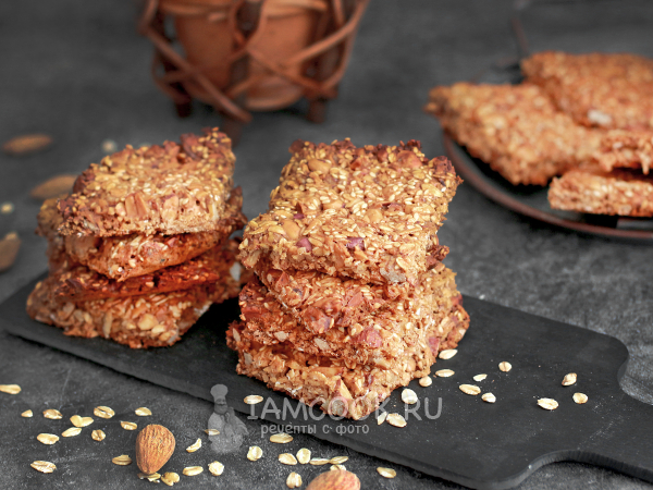 Овсяные крекеры, рецепт с фото