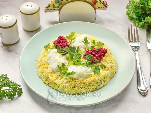 Салат «Сирень», рецепт с фото