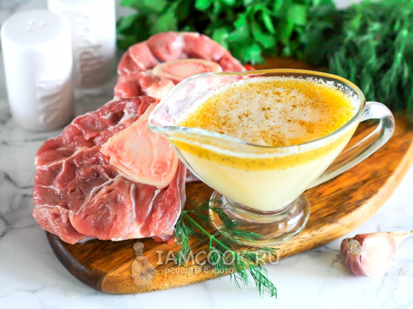 Маринад для говядины в духовке (+запекание мяса), рецепт с фото